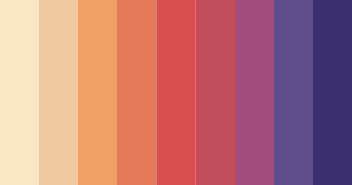 Download warm pink color palette PNG image (landscape)