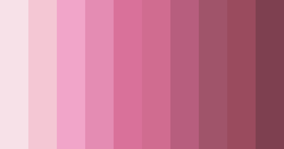 Download pink macaron color palette PNG image (landscape)