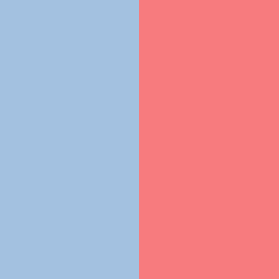Download red and blue harmony color palette PNG image (square)