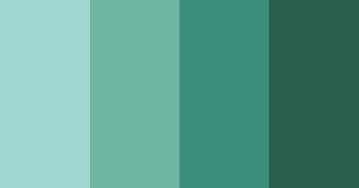Download teal tide color palette PNG image (landscape)