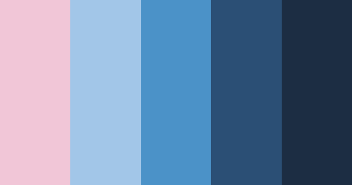Download red and blue harmony color palette PNG image (landscape)