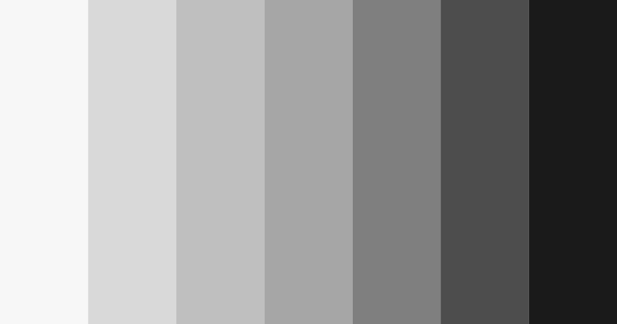 Download elegant gray color palette PNG image (landscape)