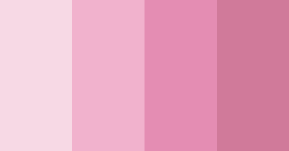 Download pink cream color palette PNG image (landscape)