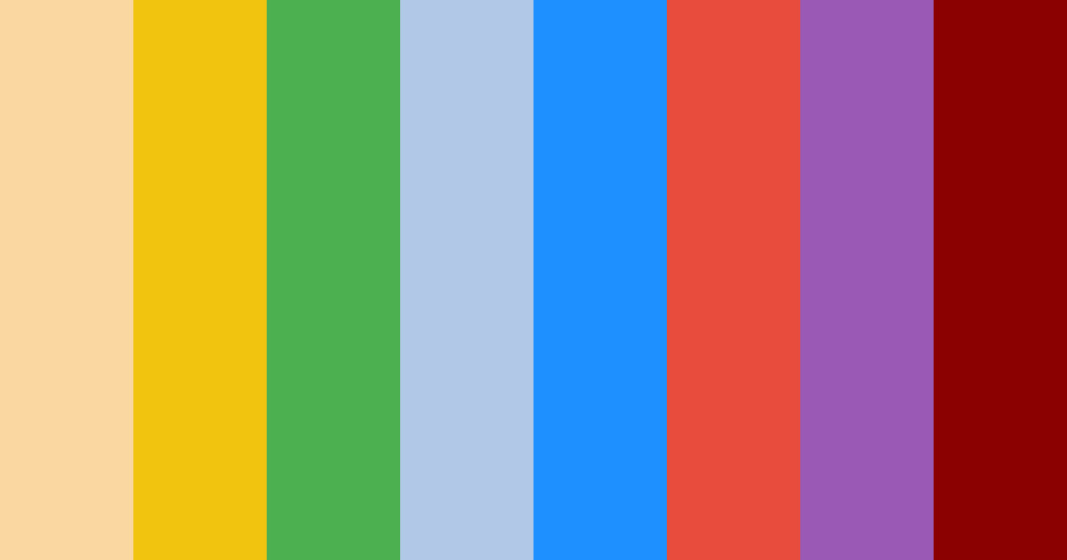 Download imperial harmony color palette PNG image (landscape)