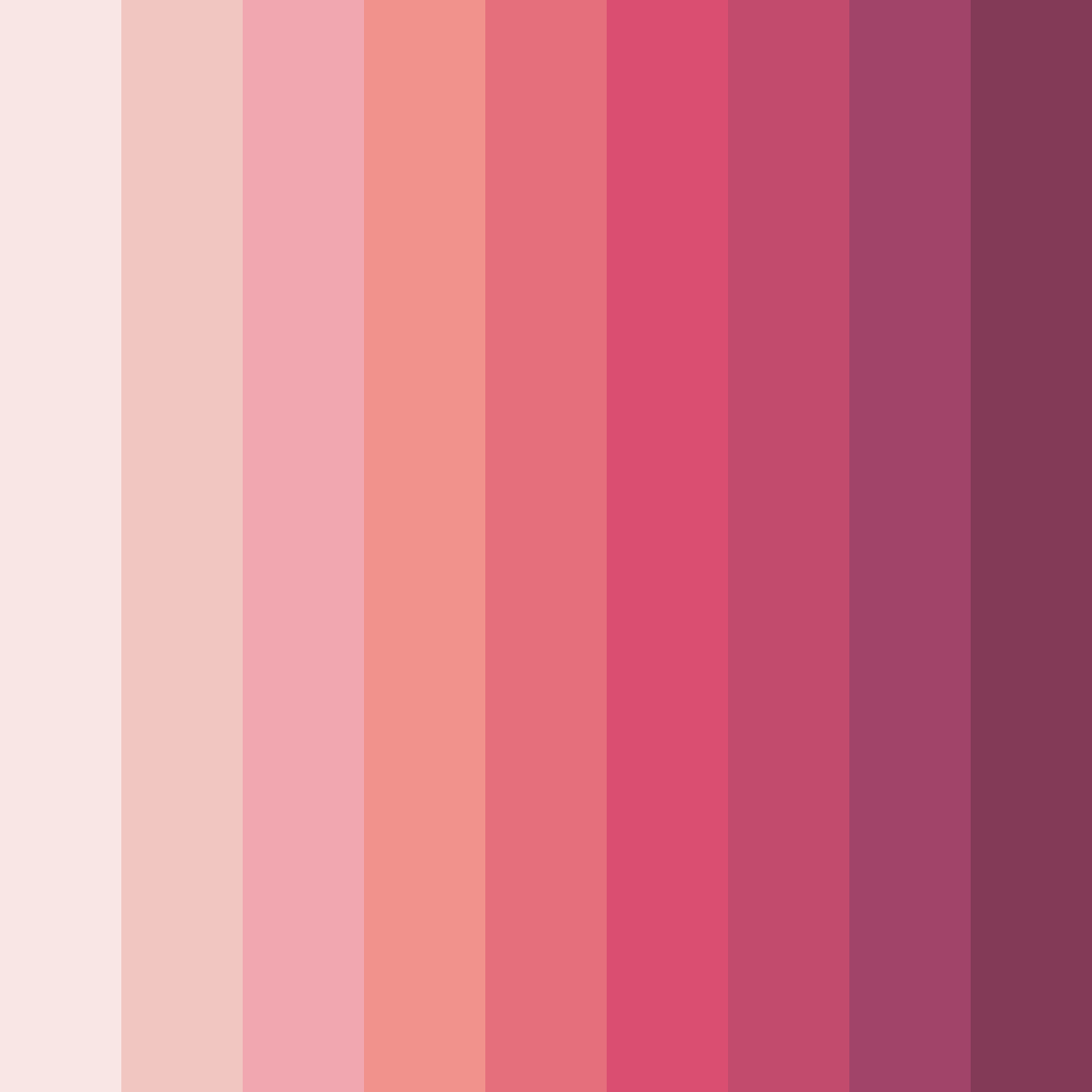 Download blush of elegance color palette PNG image (square)