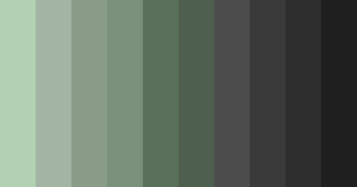 Download whispering forest shadows color palette PNG image (landscape)