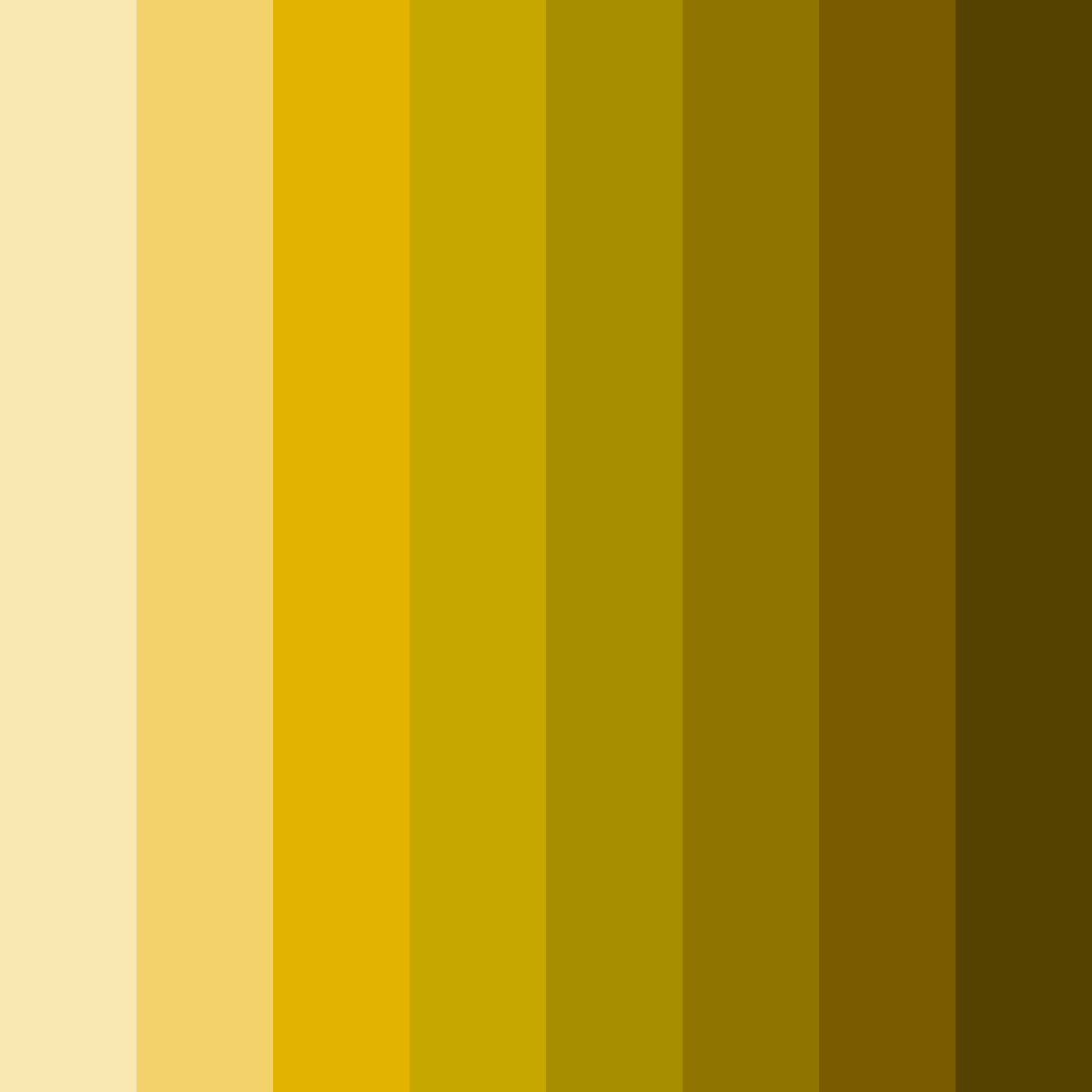 Download golden harvest color palette PNG image (square)