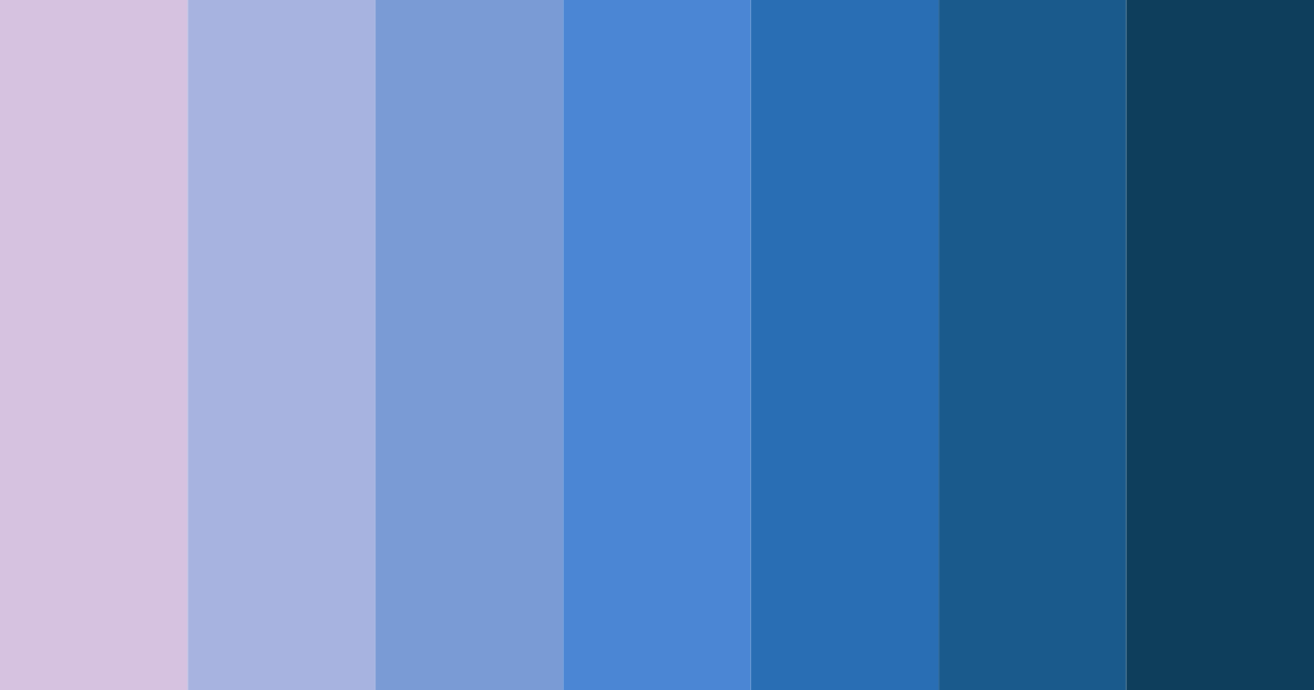 Download bright blue purple color palette PNG image (landscape)