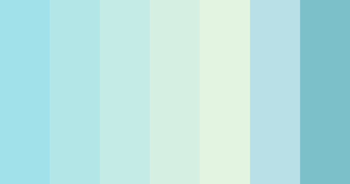 Download seaside serenity color palette PNG image (landscape)