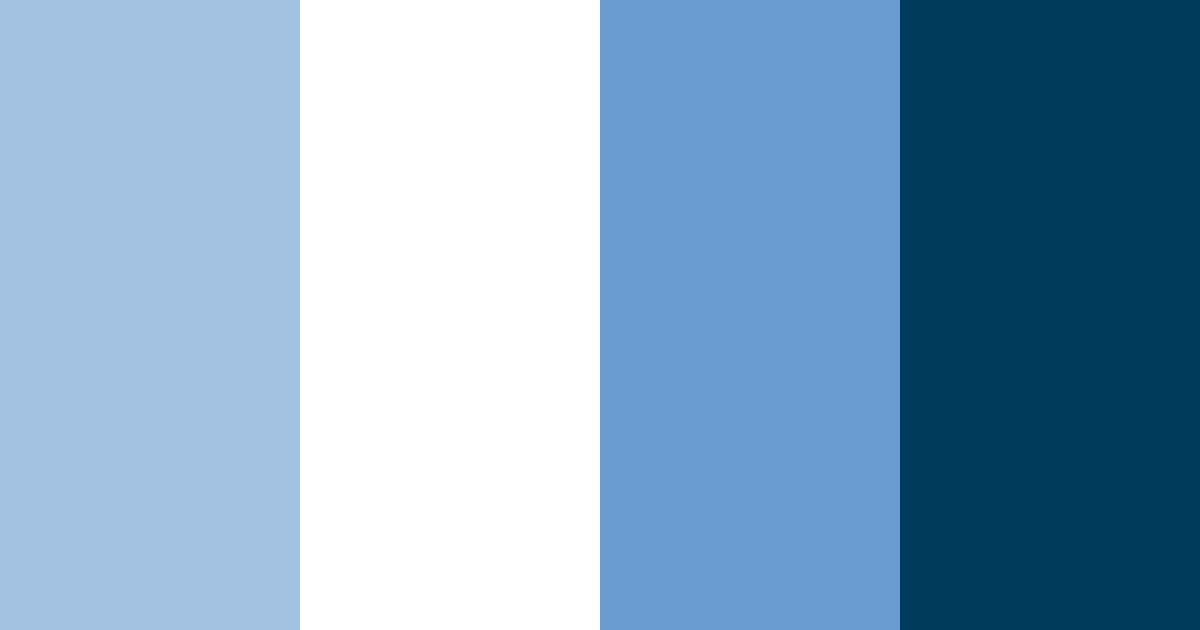 Download blue and white serenity color palette PNG image (landscape)