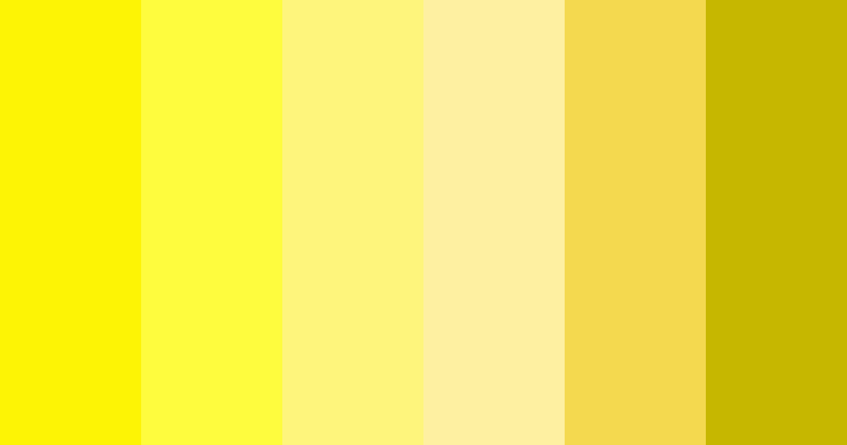 Download sunshine symphony color palette PNG image (landscape)