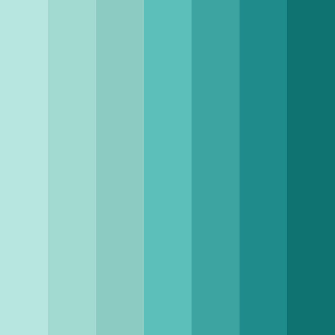 Download aqua oasis color palette PNG image (square)