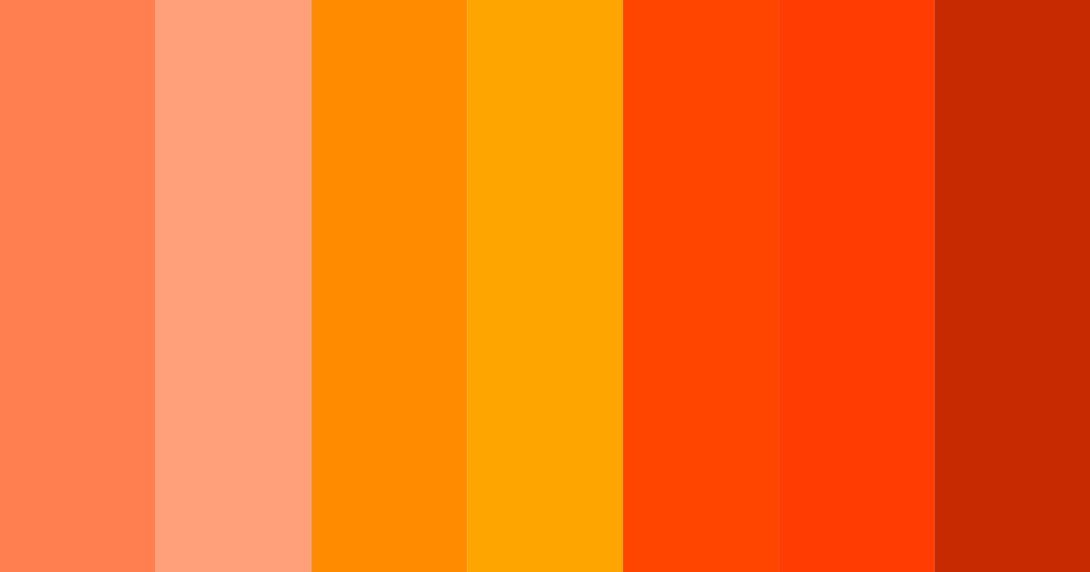 Download vibrant red color palette PNG image (landscape)