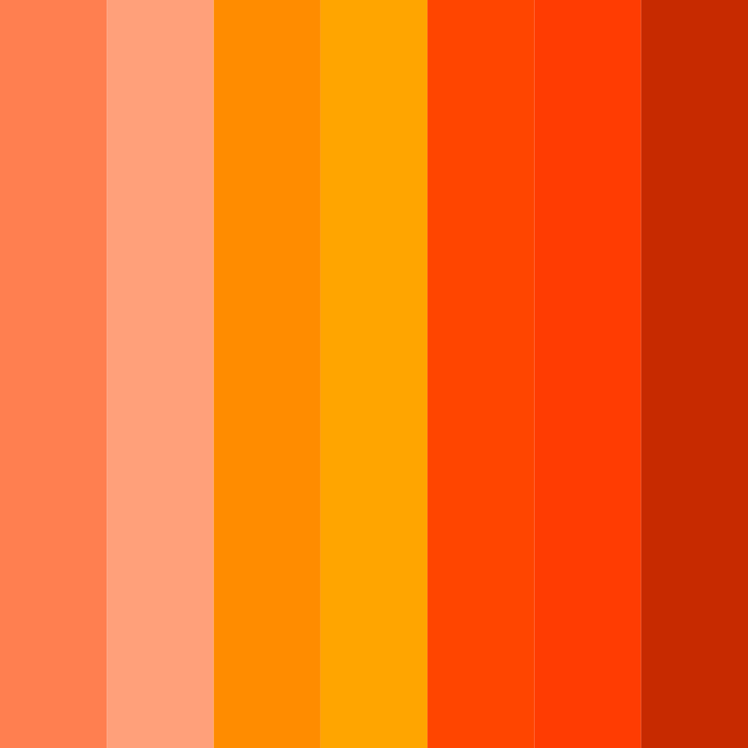 Download vibrant red color palette PNG image (square)