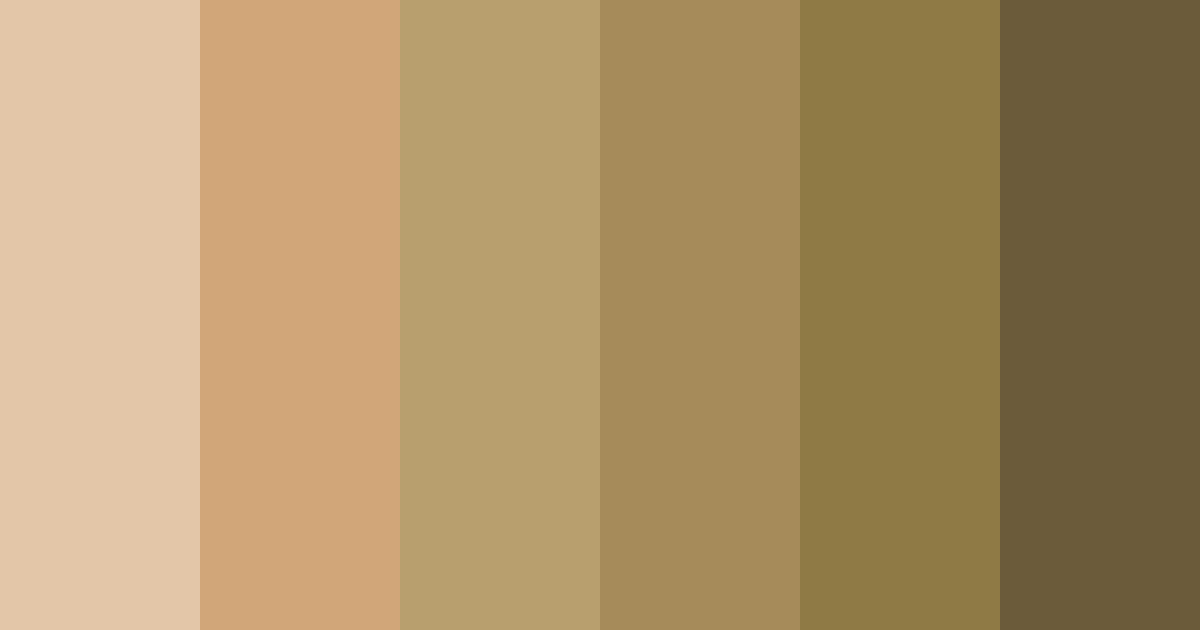 Download light brown color palette PNG image (landscape)