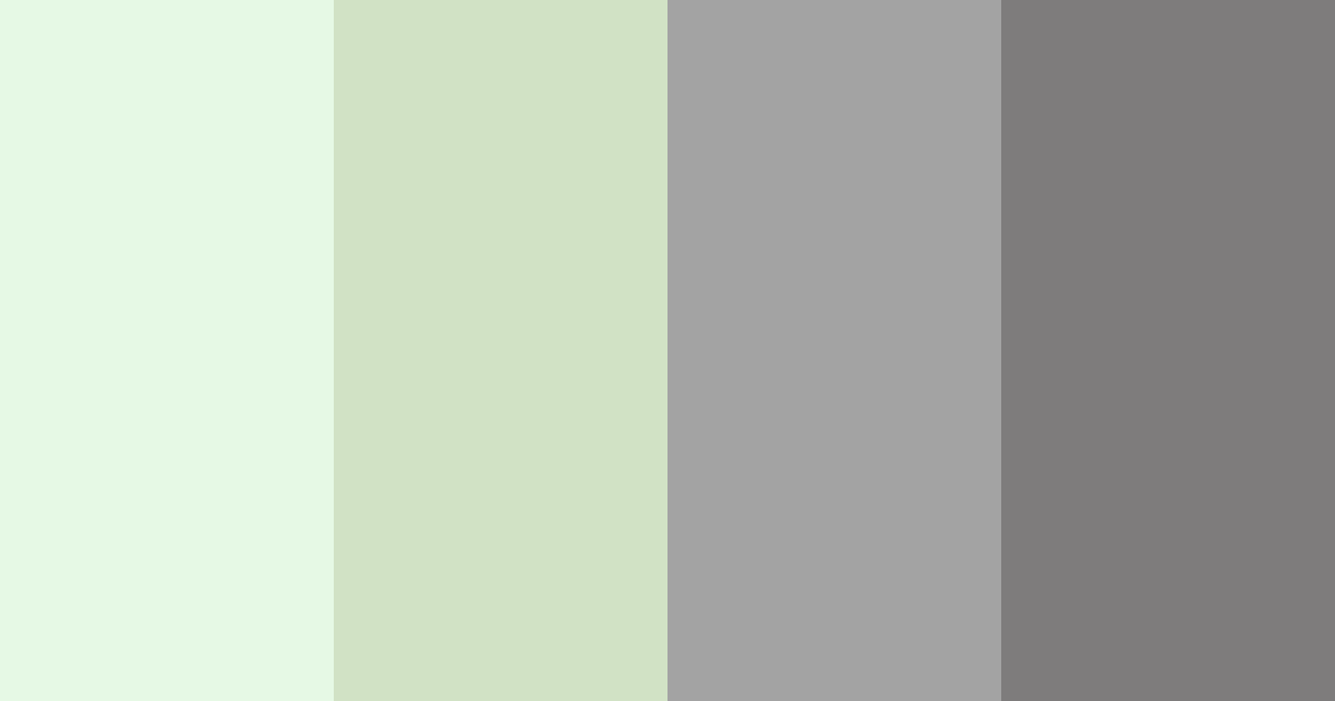 Download mint gray harmony color palette PNG image (landscape)