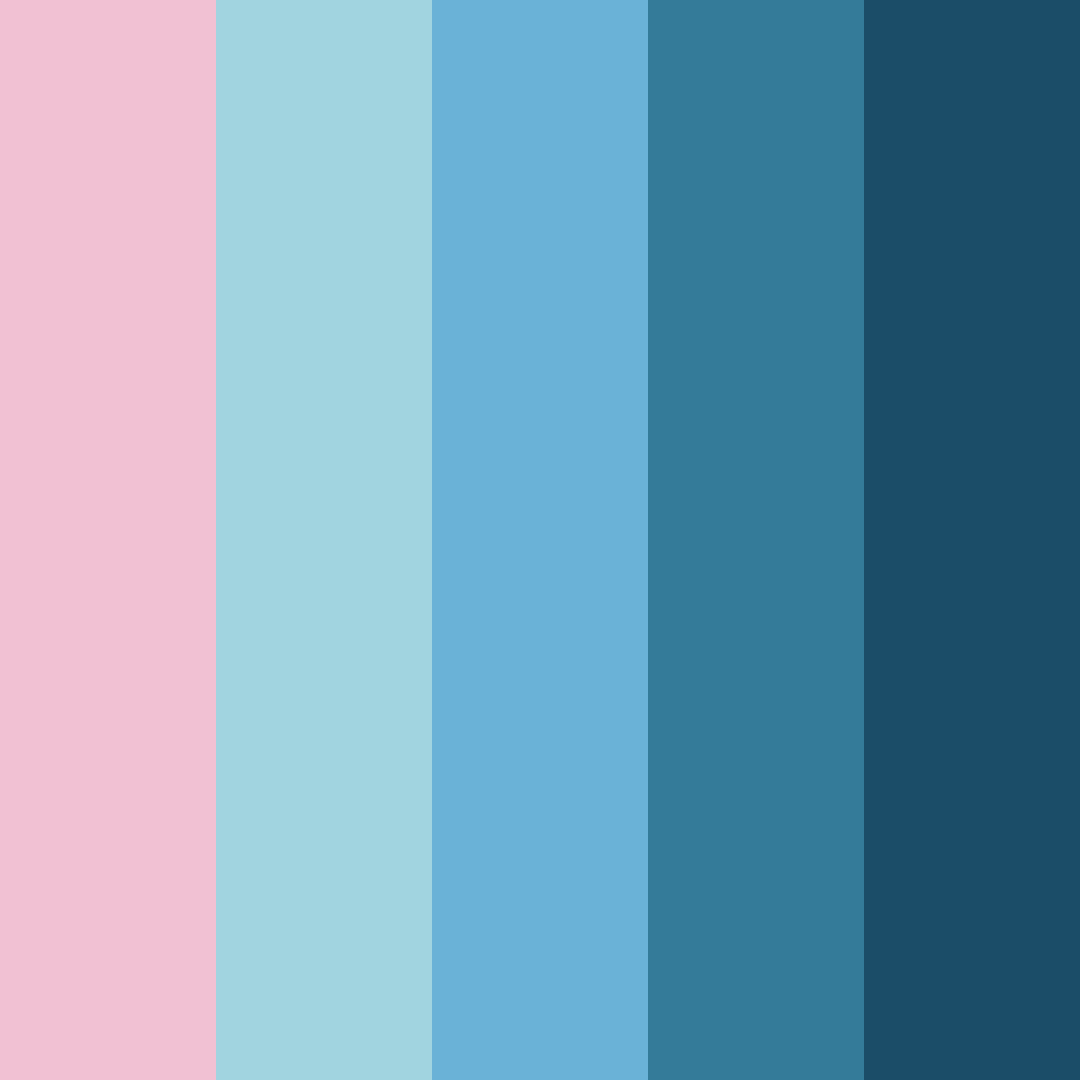 Download cotton candy breeze color palette PNG image (square)