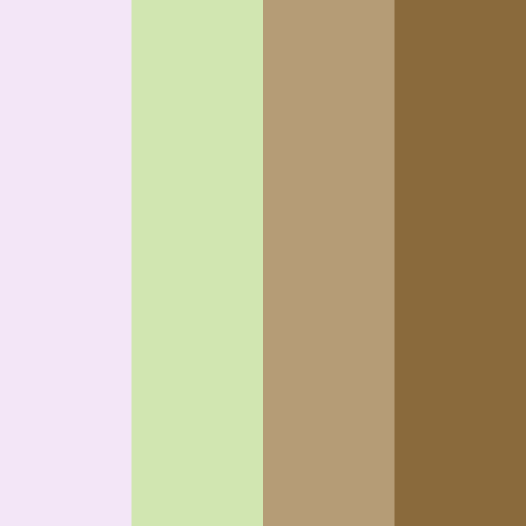 Download lavender and moss color palette PNG image (square)