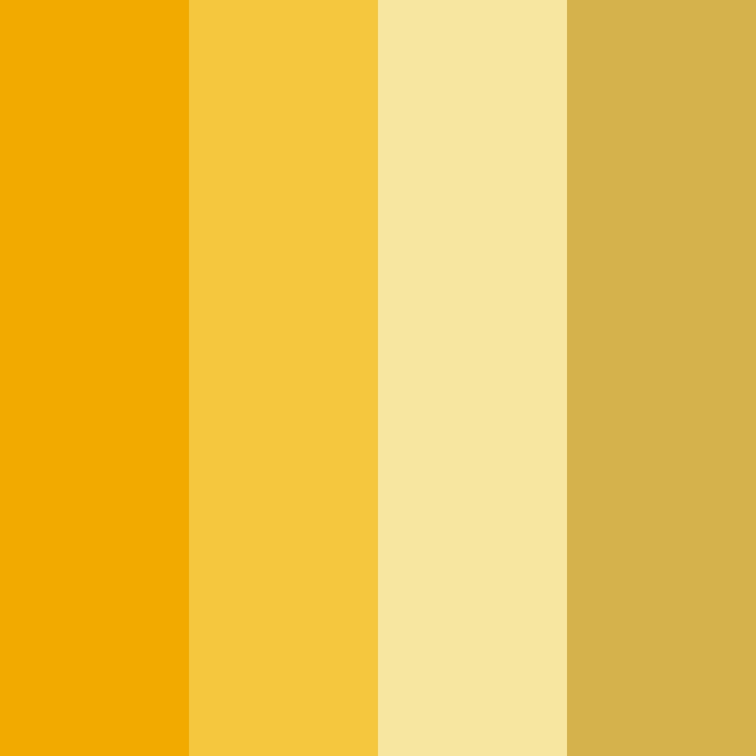 Download golden harvest color palette PNG image (square)