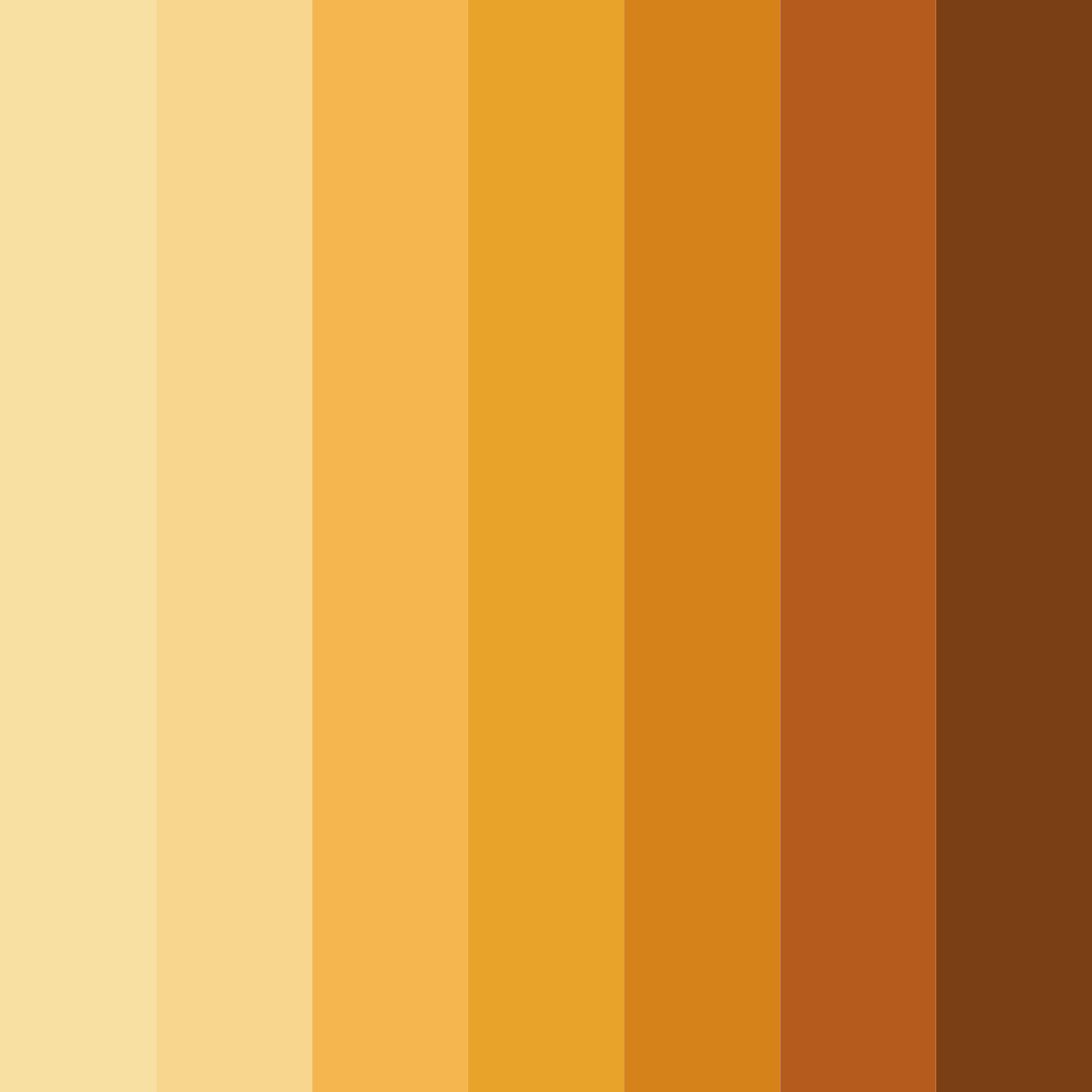 Download harvest golds color palette PNG image (square)