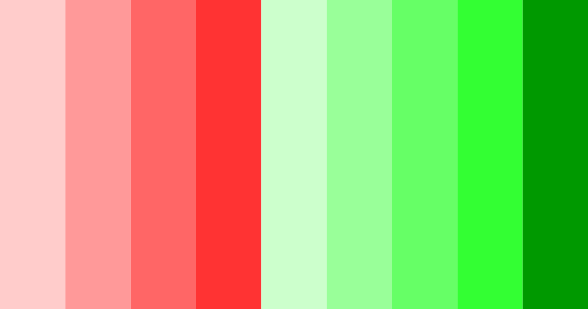 Download red green delight color palette PNG image (landscape)