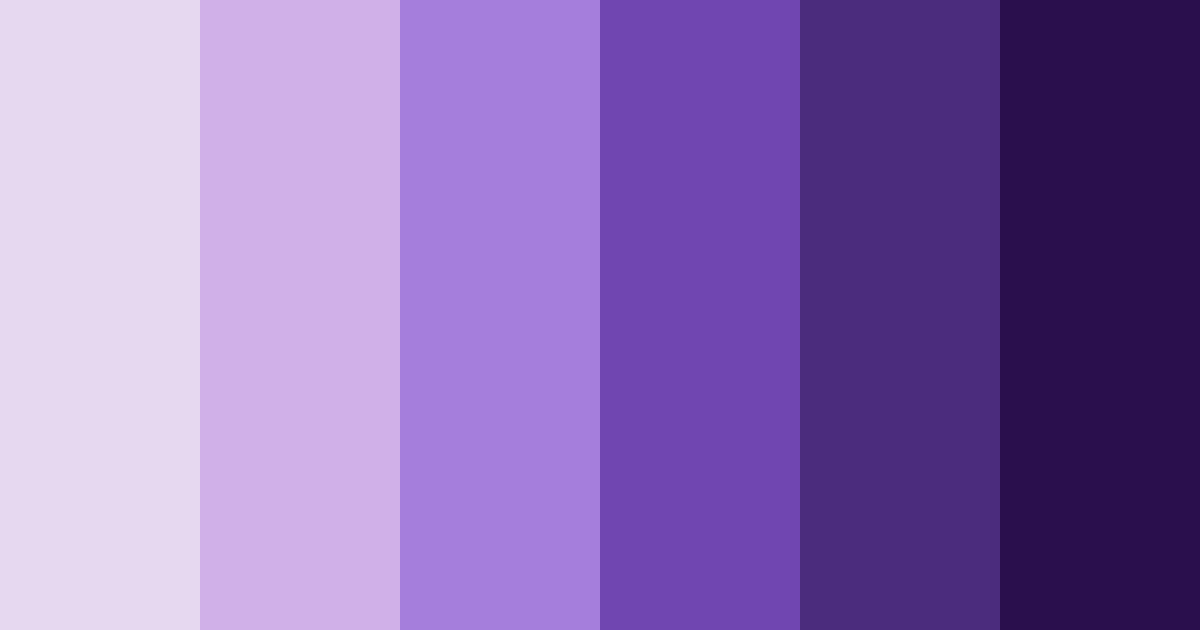 Download enchanted amethyst color palette PNG image (landscape)