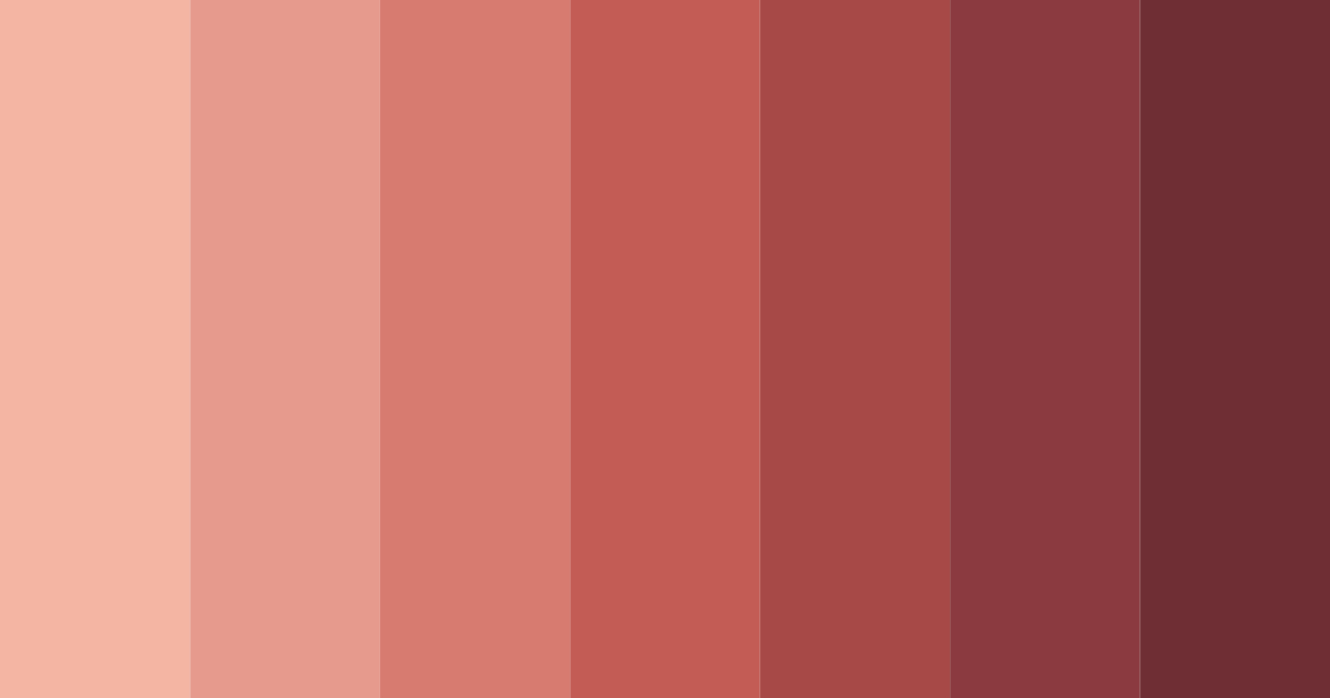 Download terracotta dreams color palette PNG image (landscape)