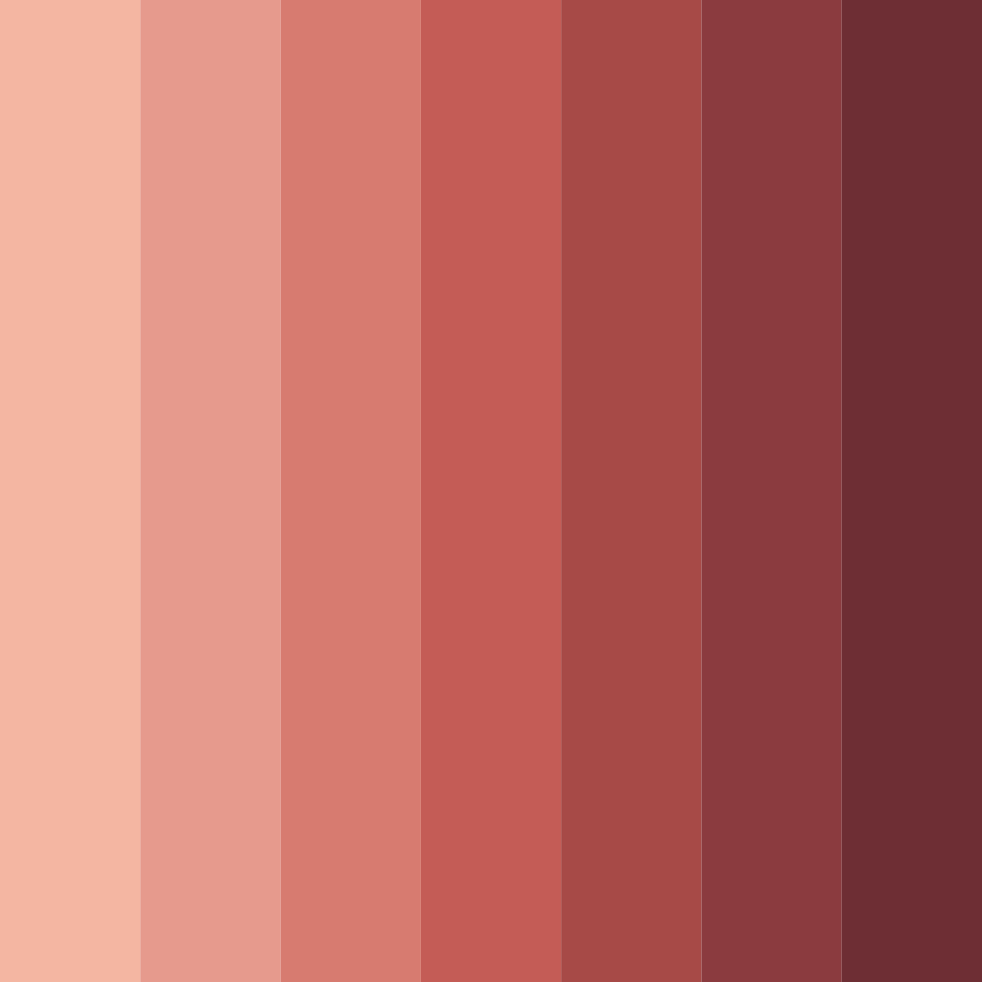 Download terracotta dreams color palette PNG image (square)