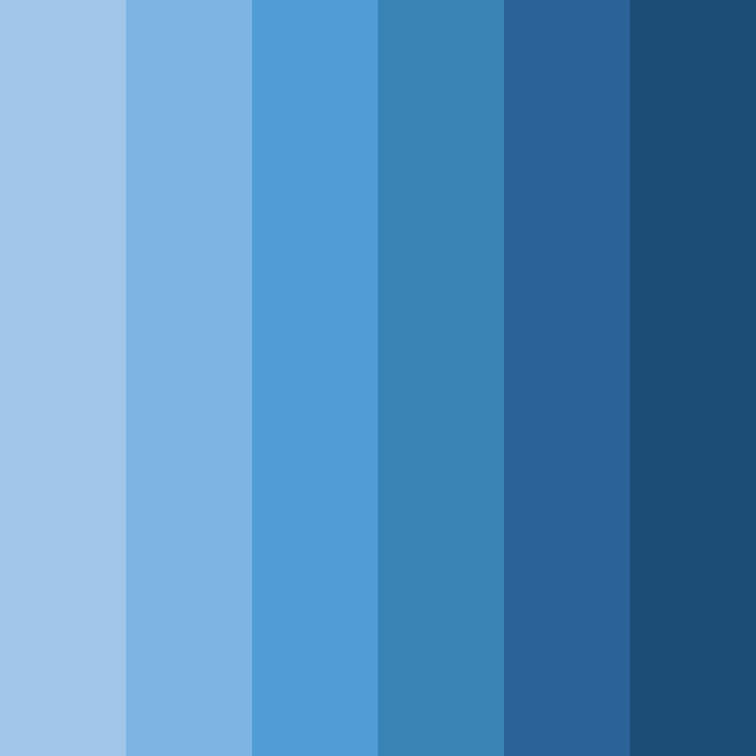 Download magnetic blue shades color palette PNG image (square)