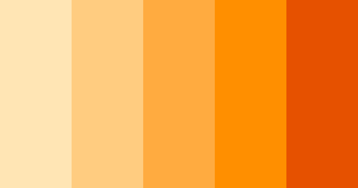 Download dynamic orange color palette PNG image (landscape)