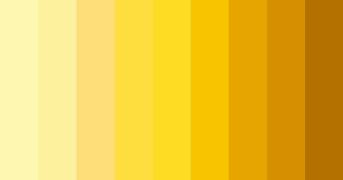 Download bright enzyme yellow color palette PNG image (landscape)