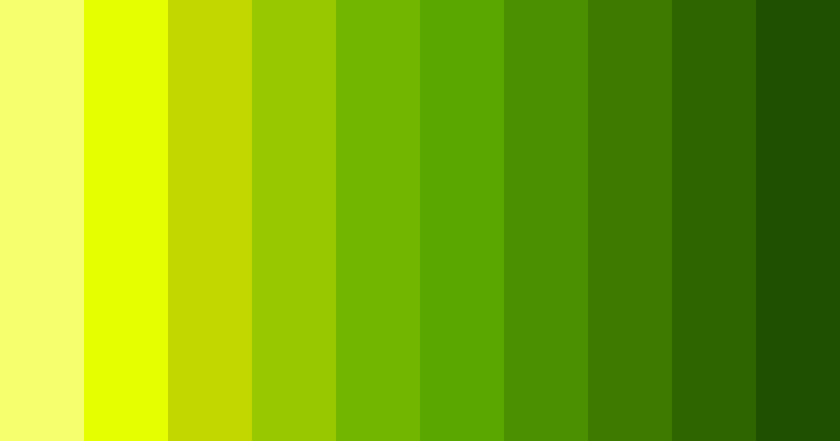Download luminous lime burst color palette PNG image (landscape)