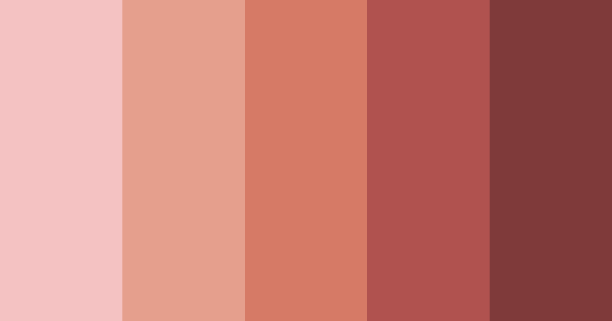 Download coral grey color palette PNG image (landscape)
