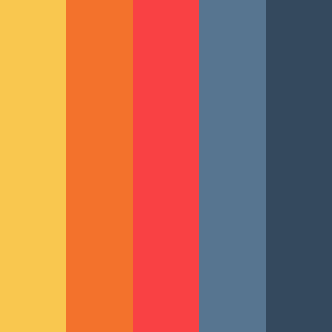 Download orange halloween color palette PNG image (square)
