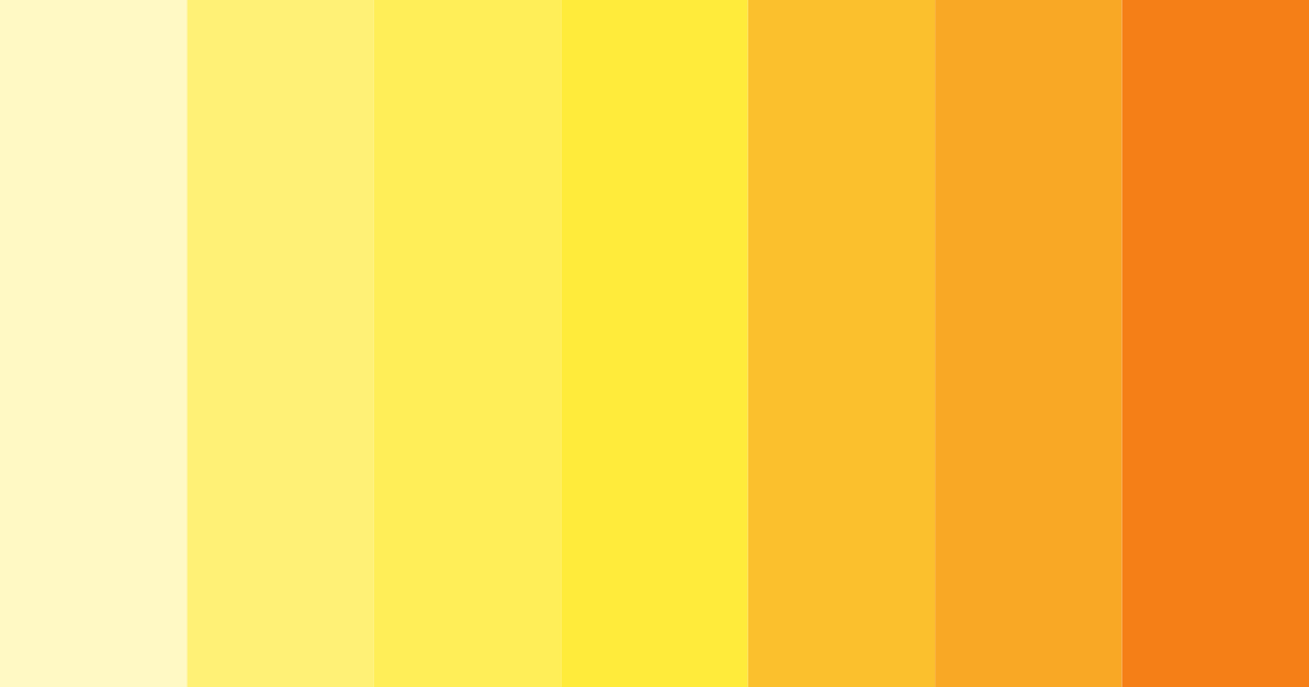 Download sunny serenade color palette PNG image (landscape)