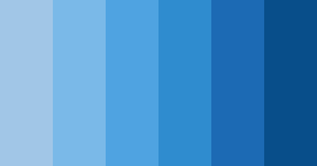 Download blissful blue color palette PNG image (landscape)