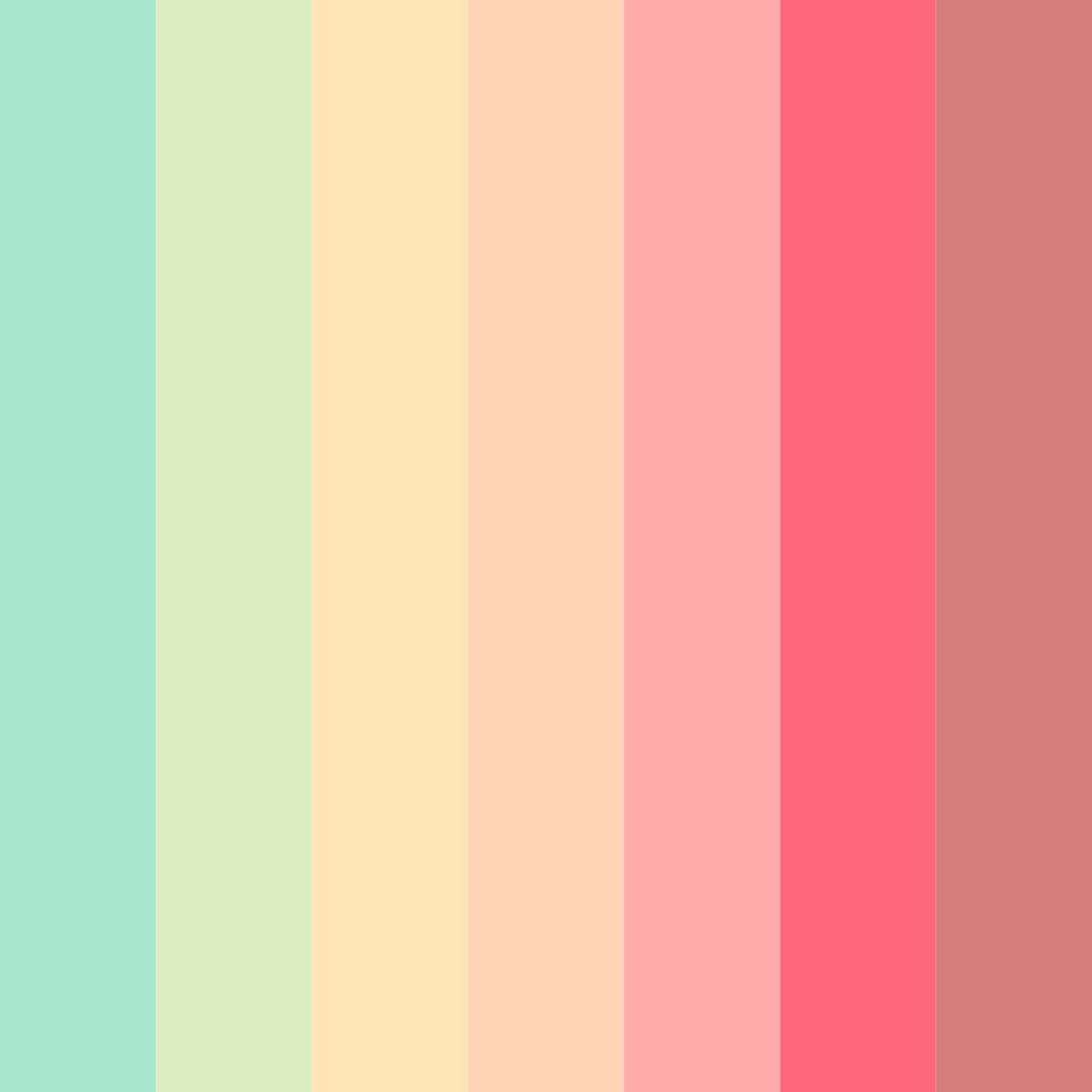 Download celestial glow color palette PNG image (square)