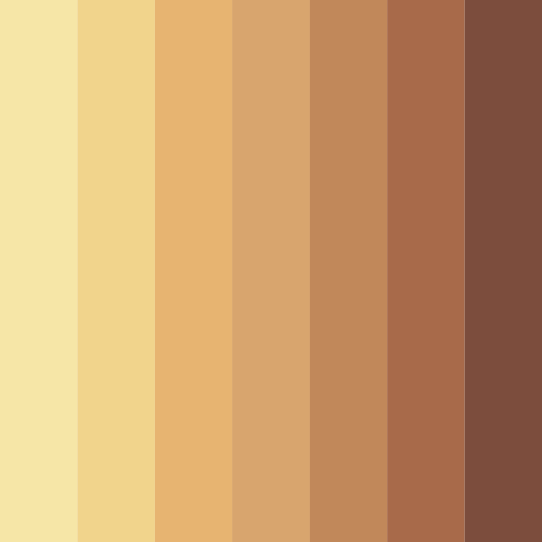 Download autumn emberwood color palette PNG image (square)