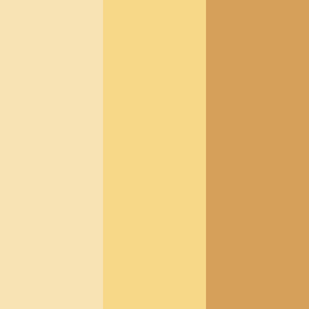 Download sunlit sands color palette PNG image (square)