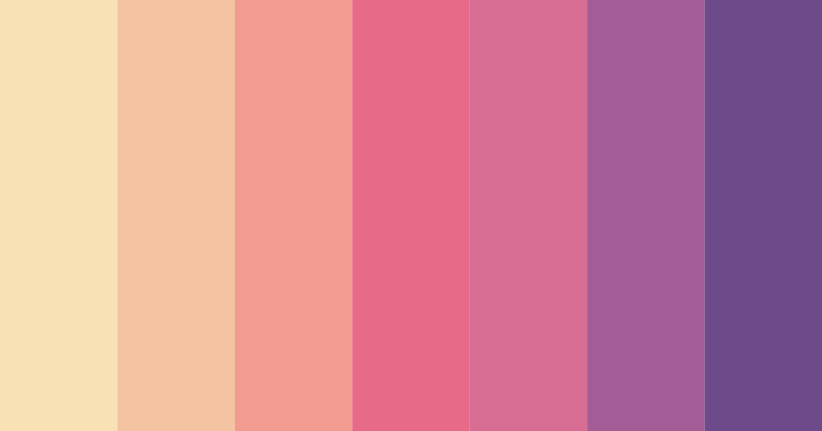 Download blush blossom dreams color palette PNG image (landscape)