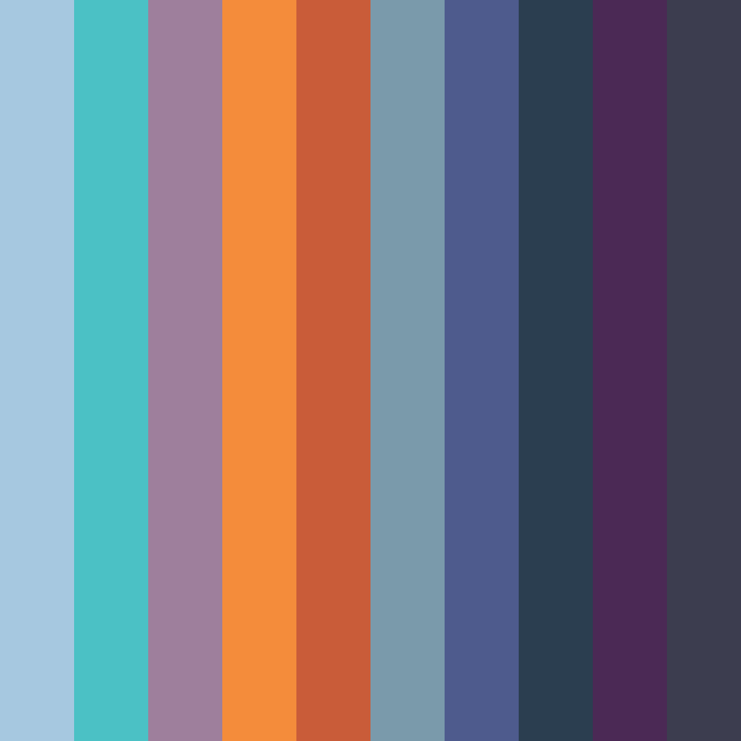 Download twilight voyage color palette PNG image (square)