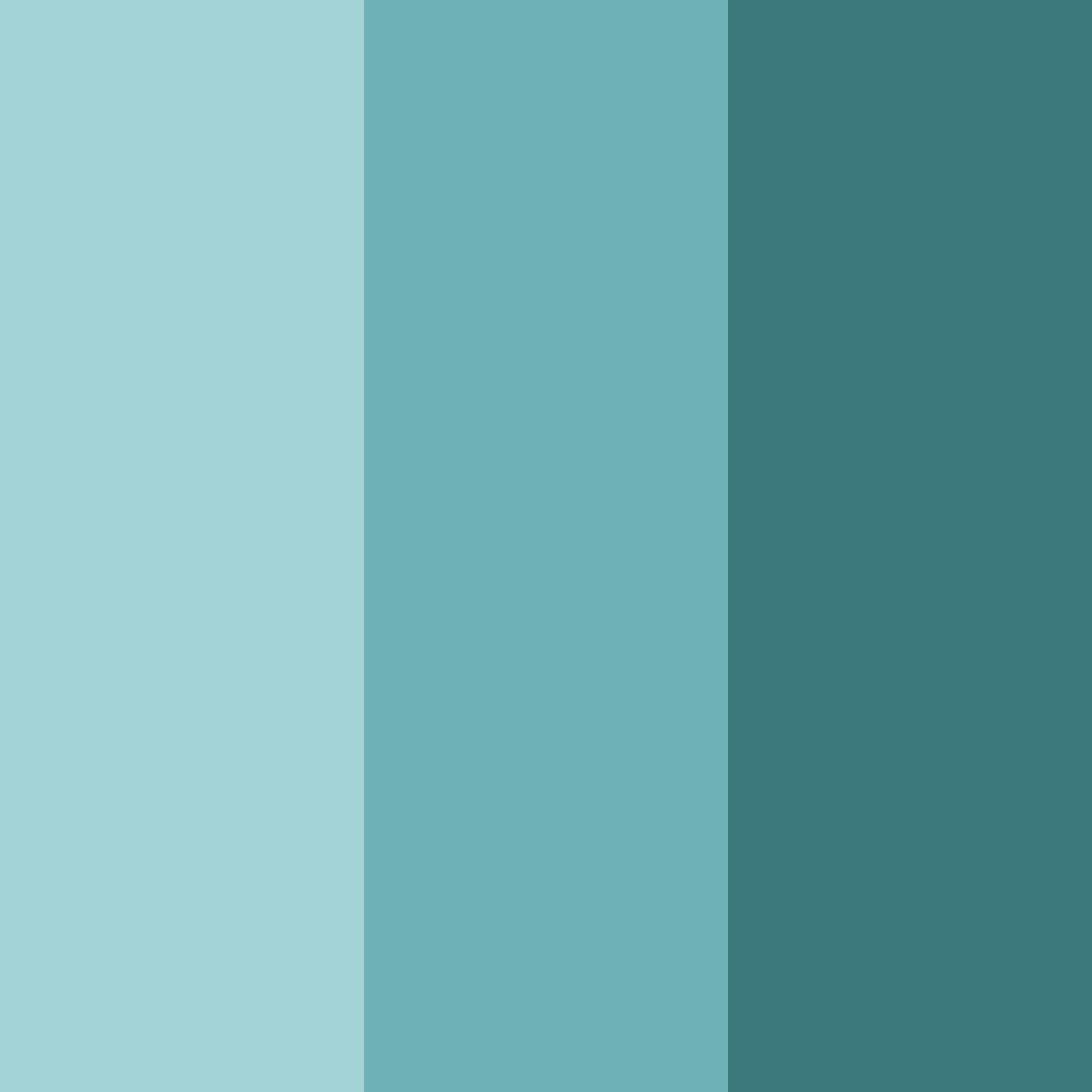 Download teal breeze color palette PNG image (square)