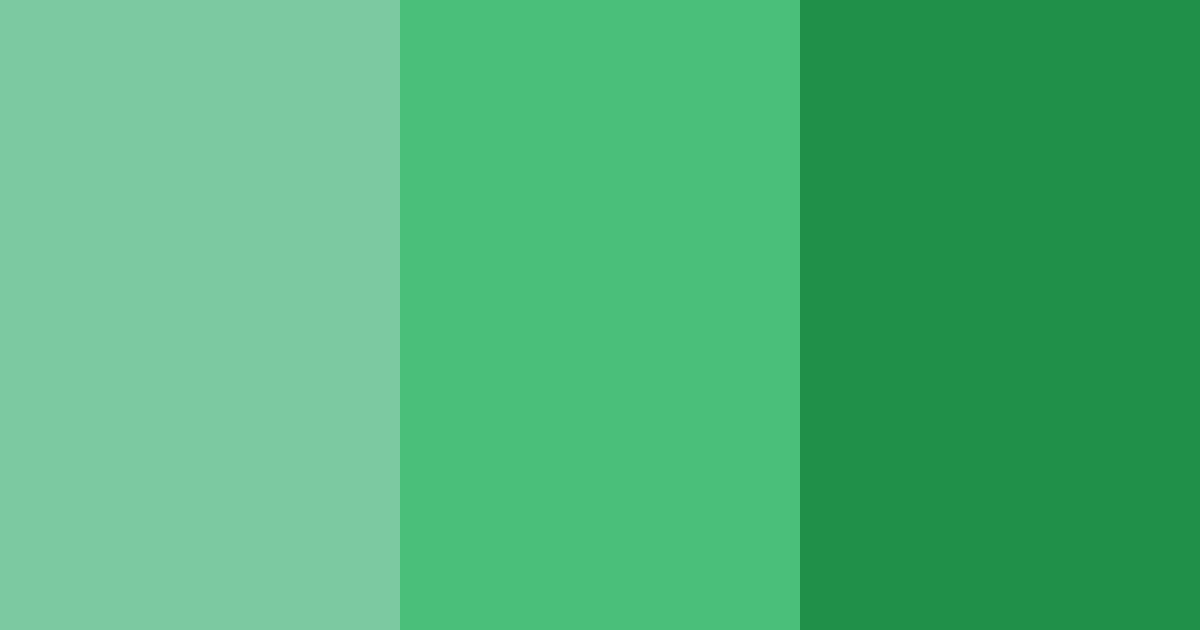 Download green oasis color palette PNG image (landscape)