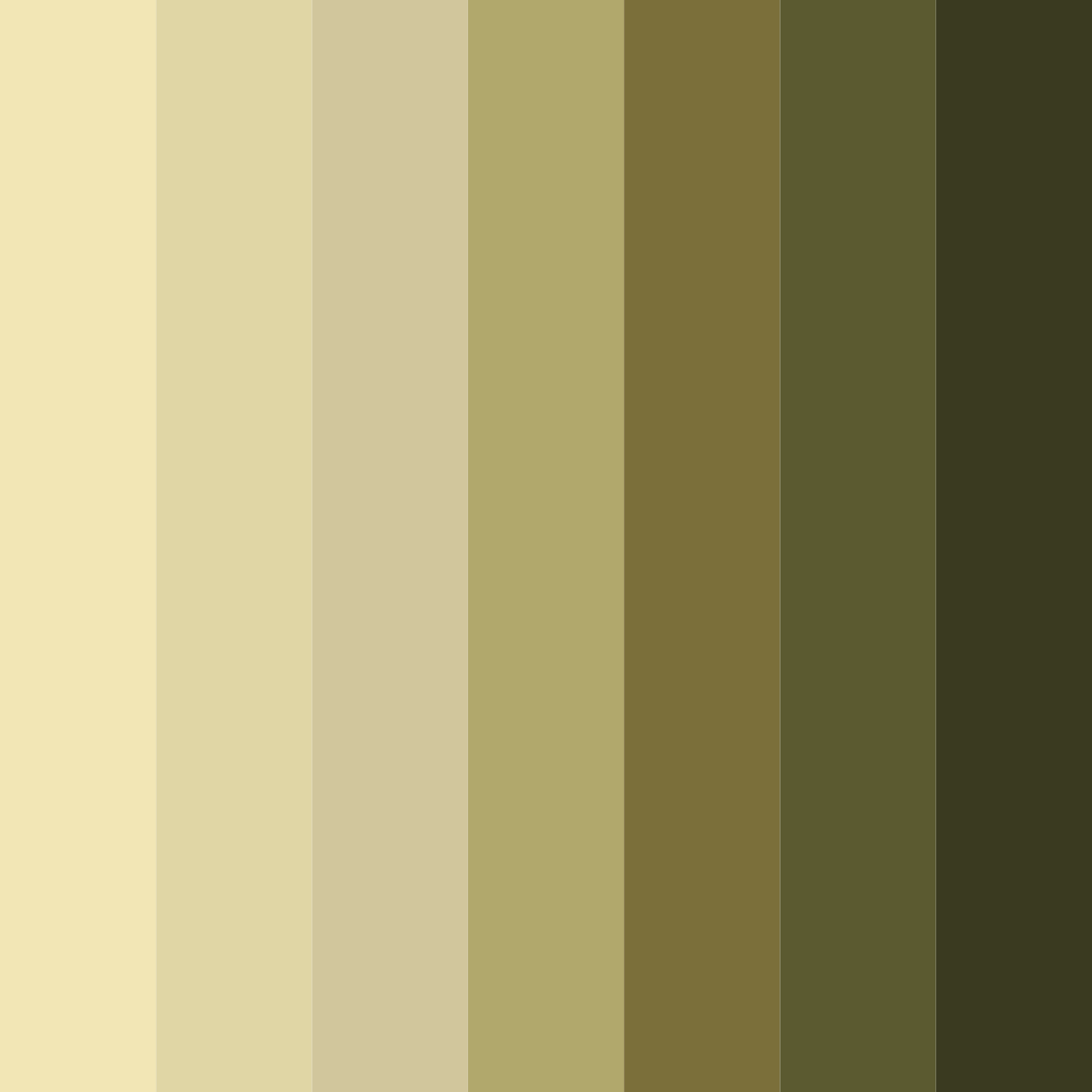 Download sunlit sage color palette PNG image (square)