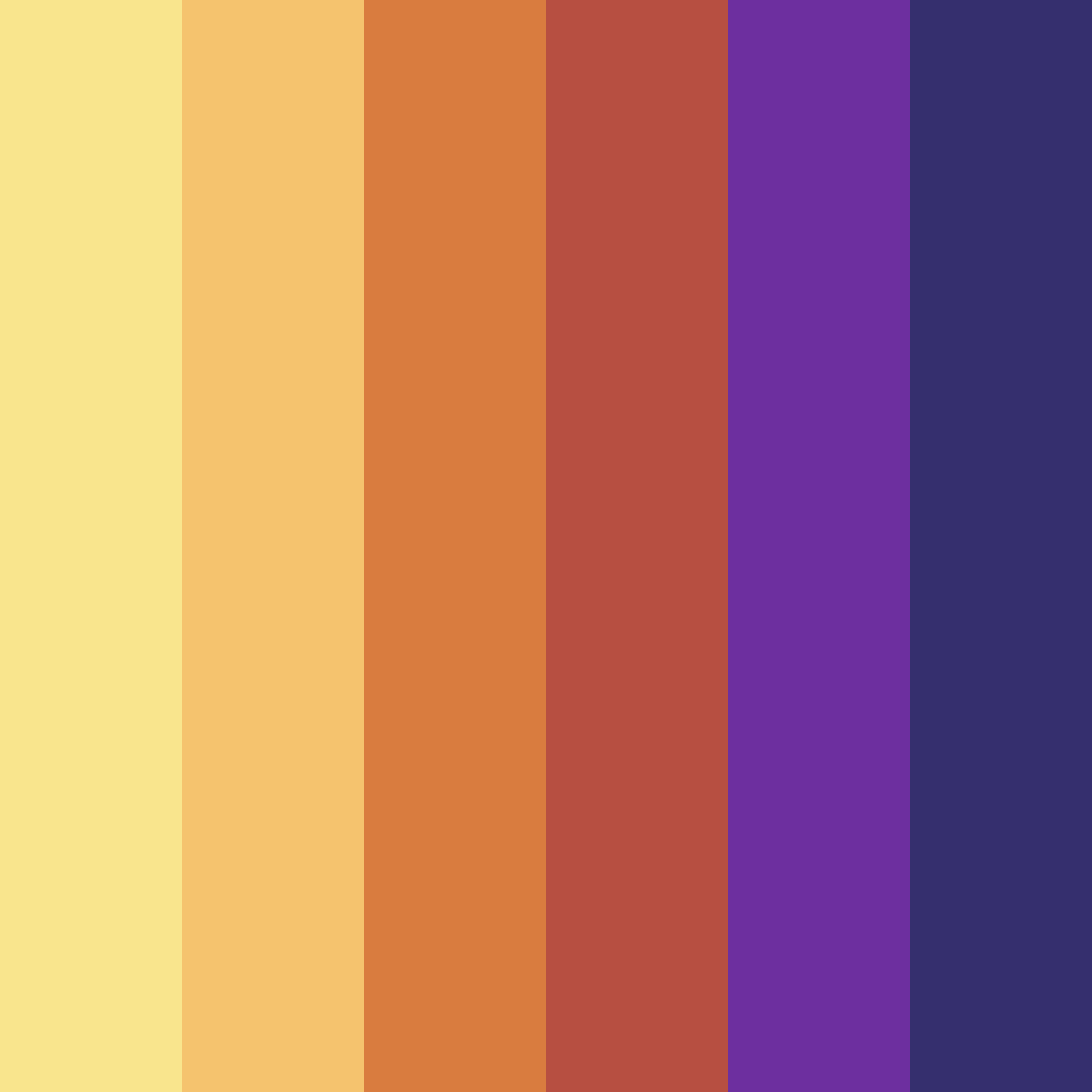 Download vibrant blue-red-yellow color palette PNG image (square)