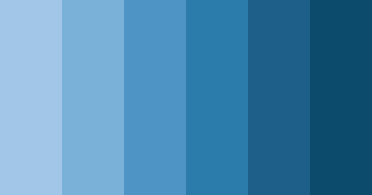 Download azure cascade color palette PNG image (landscape)