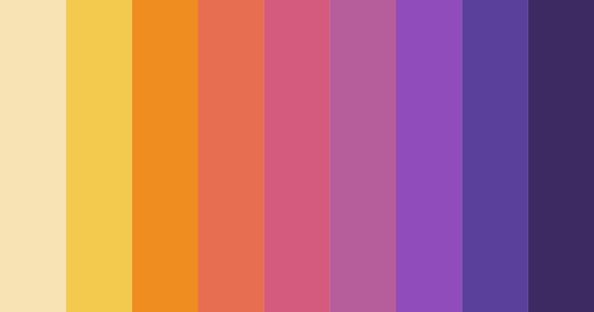 Download vibrant purple color palette PNG image (landscape)