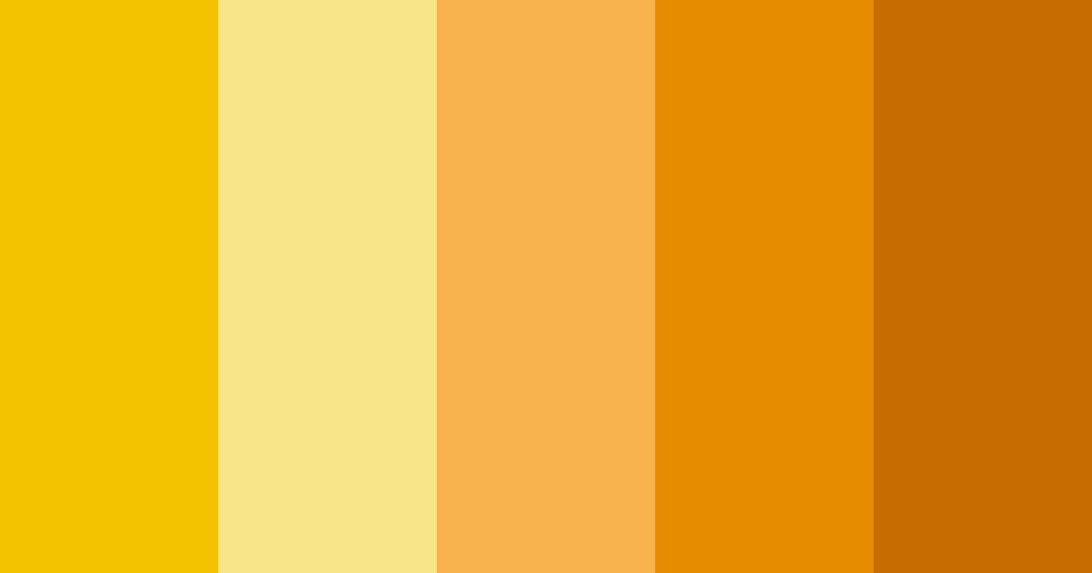 Download golden harvest color palette PNG image (landscape)