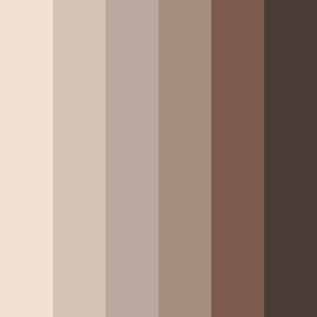 Download timeless allure color palette PNG image (square)