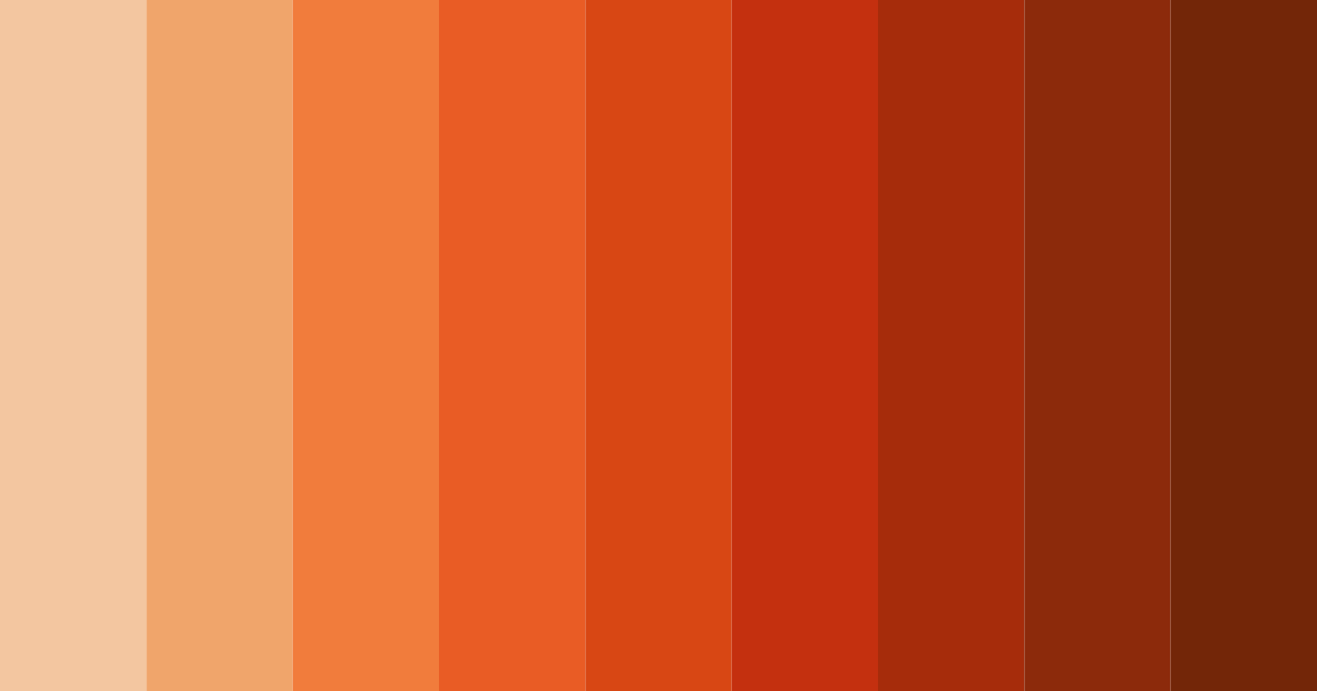 Download sunset ember color palette PNG image (landscape)